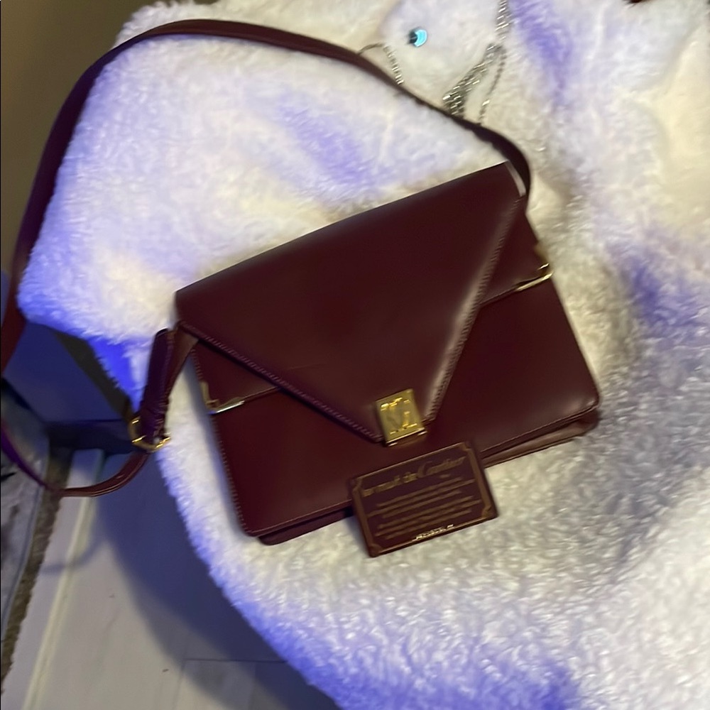 Cartier Burgundy Crossbody Bag